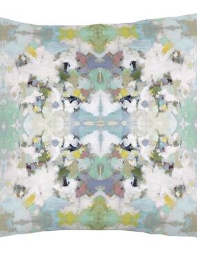 Laura Park “Lady Bird” Abstract Watercolor Euro Sham